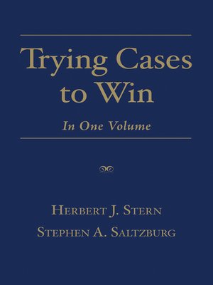 cover image of Trying Cases to Win